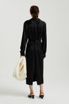 SAMUEL GUI YANG Phoenix hammered silk dress DR01-1